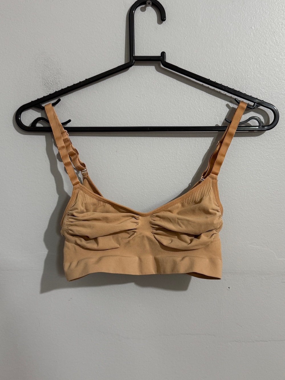 SKIMS Seamless Sculpt Womens 2X Nude Tan Bralette Wireless Shaping Bra